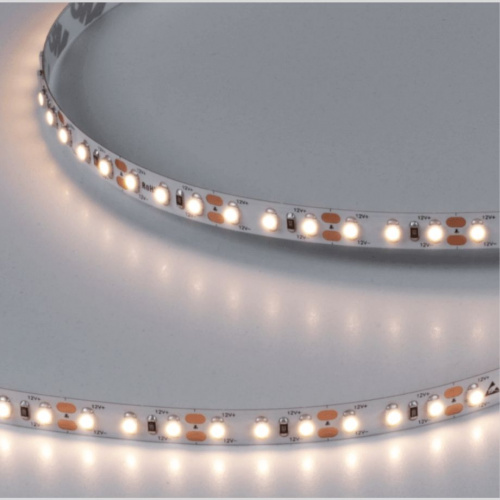 Лента светодиодная LUX, 3528, 120 LED_м, 9,6 Вт_м, 12В, IP33, Теплый белый (2700K) (2)